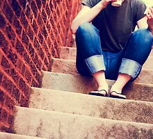 sunday morning on the stoop by Erin Sadler