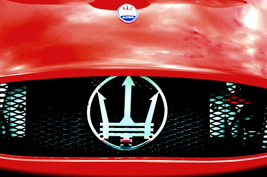 Maserati Emblem by Lynn Bawden