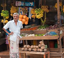 Roadside Fruit Stall - Sri Lanka by Dilshara Hill