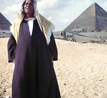 Camaleer at the Pyramids of Gizeh by Carole-Anne
