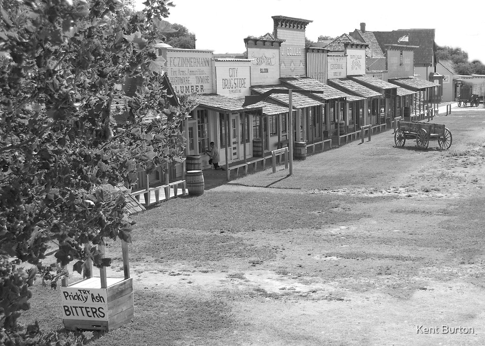 "Front street Dodge City, Kansas" by Kent Burton Redbubble