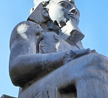 Ramses II Sculpture, Luxor, Egypt by Carole-Anne