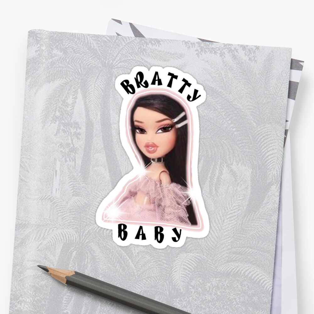 Bratz Jade Bratty Baby Sticker By Mangovibes Redbubble