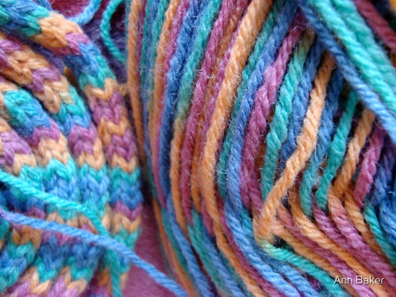 "French Knitting" by Ann Baker Redbubble