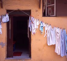 Washing Line. Rhodes Old Town, Greece by Steve Outram