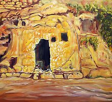 The Promise - Empty Tomb Oil Painting by jlkinsey
