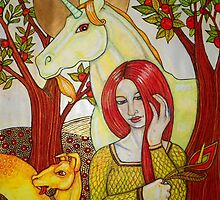The Maiden and the Unicorn by Lynnette Shelley