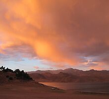 Stormy and Cloudy Sunset View by Corri Gryting Gutzman