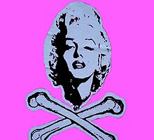 "R.I.P. Marilyn" (pink) - phone by Michelle Lee Willsmore