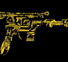 No Match for a Good Blaster - 26 Classic Sci-Fi Guns by ianleino