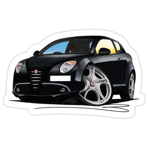 Alfa Romeo MiTo Black by Richard Yeomans