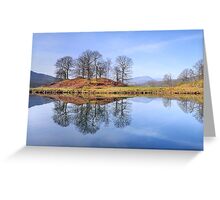 River Brathay Reflections, The Lake District, Cumbria Greeting Card