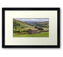 Swaledale Panorama - The Yorkshire Dales Framed Print