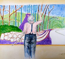 Hockney at Work by Lesley Rowe