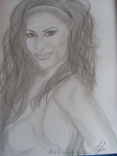 Nicole Scherzinger portrait by <b>Alina Mardare</b> Rossi - pp,550x550.u2