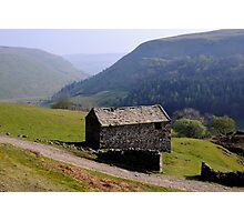 Old Barn, Swaledale - The Yorkshire Dales Photographic Print