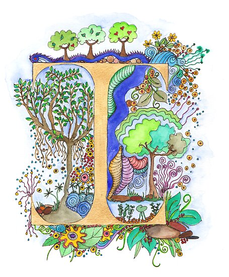 Gallery For > Illuminated Letter I