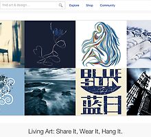 Blue Monday - 6 December 2011 by The RedBubble Homepage