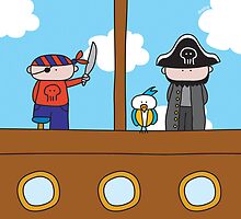 Pirates - Print, Card & Poster by oekies