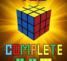 Rubik's Cube - Retro Love Card by Liam Liberty
