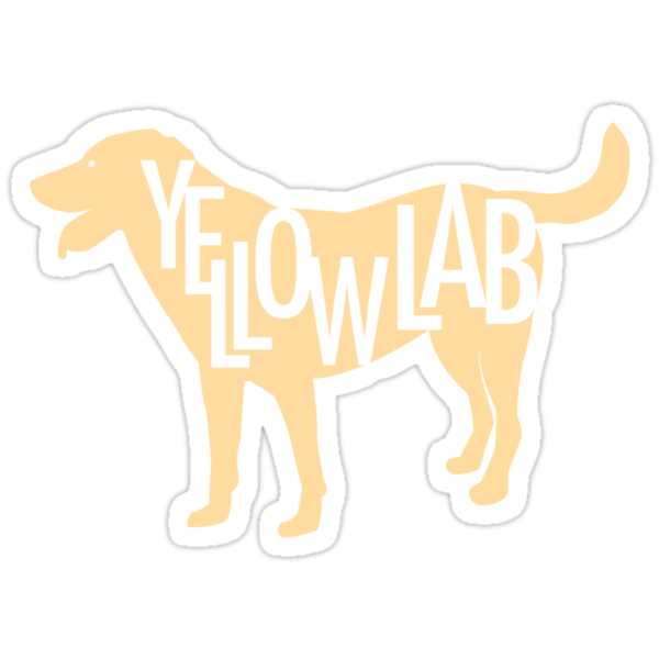 yellow-lab-stickers-by-gstrehlow2011-redbubble