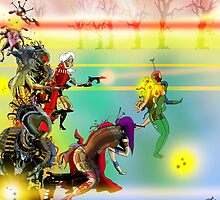 Laser Battle! by Grant Wilson