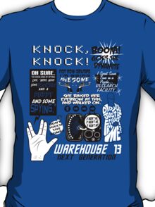 warehouse 13 tee shirts