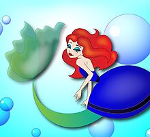 Twisted - The Little Mermaid iPhone case by Lauren Eldridge-Murray