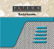 Transistor Radio - 50's Jet Aquamarine by ubiquitoid