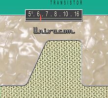 Vintage Transistor Radio - Green by ubiquitoid
