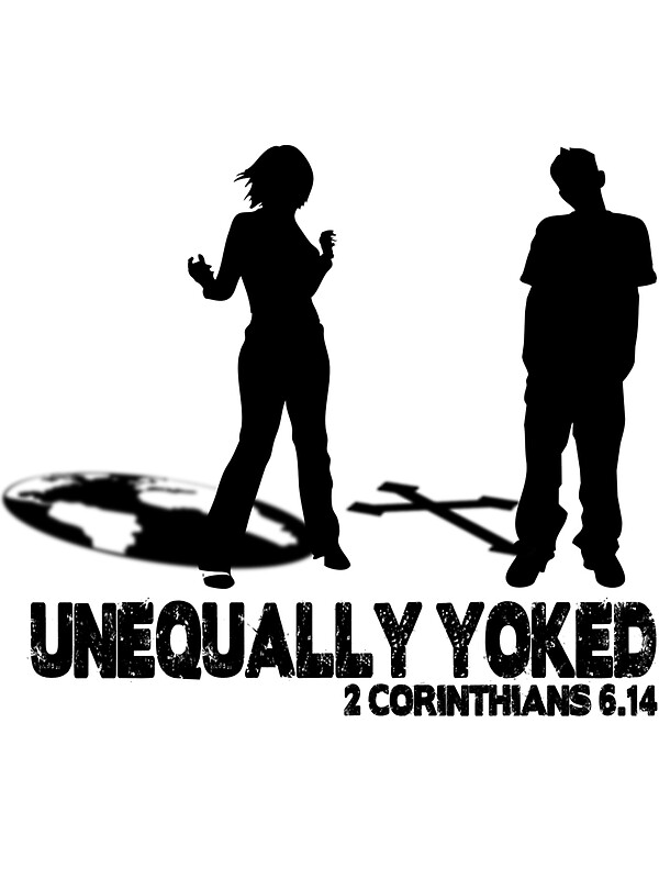 "Unequally Yoked" Stickers by gregbukovatz Redbubble