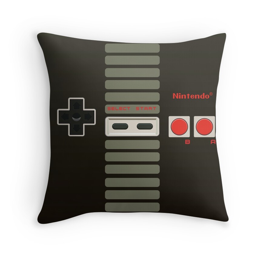 nintendo plush pillow