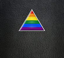 Pride Triangle on Leather by x-pressions