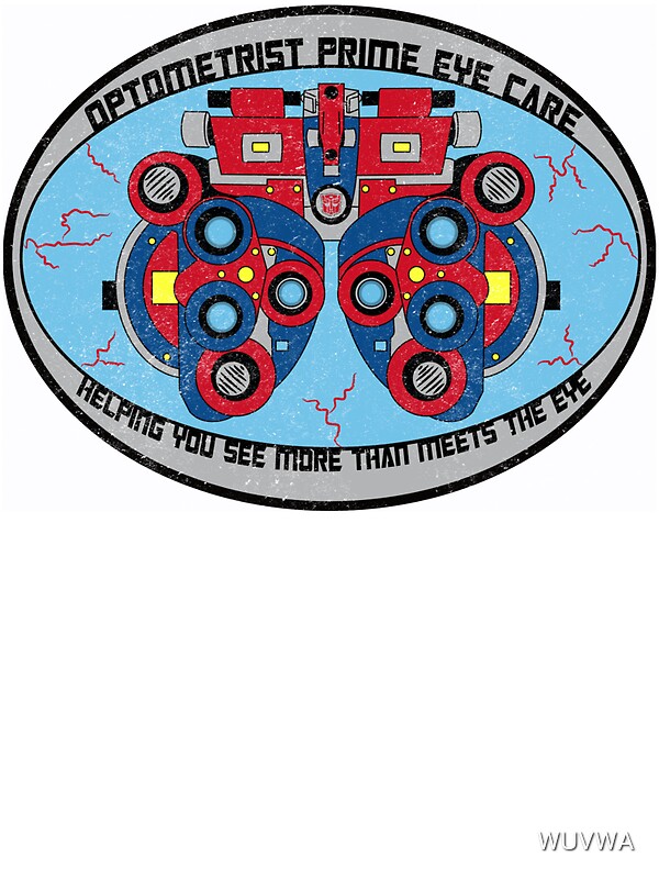 "Optometrist Prime Eye Care" Stickers by WUVWA Redbubble