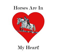 Horses Are In My Heart! iPhone & iPod Case by Patricia Barmatz