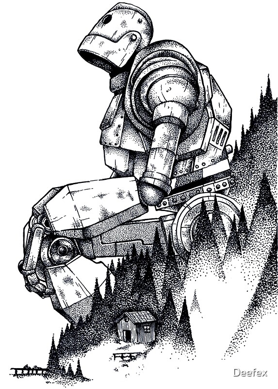 quot iron giant quot art prints by callum forster redbubble quot iron giant quot art prints by callum forster redbubble
