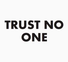 x files trust no one t shirt