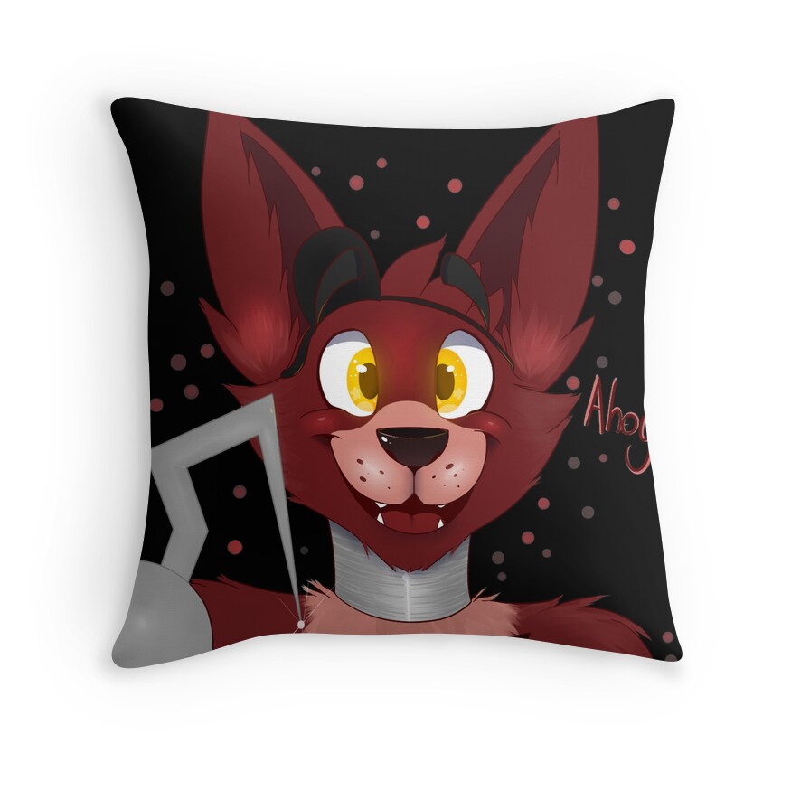 Five Nights At Freddy S Foxy The Pirate Throw Pillows