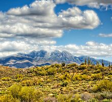 A Dusting of Snow on Four Peaks by Saija Lehtonen
