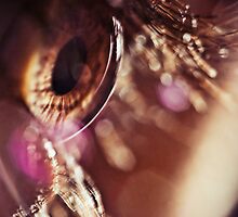 Eye macro with flares by Sabina Dimitriu