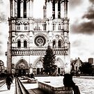 Notre Dame from the Street by Mark Tisdale