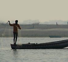 Fishermen Casting Nets by SerenaB