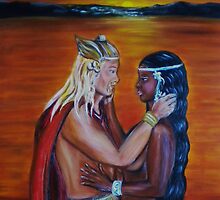 Vikings Discover America - Detail by Yesi Casanova