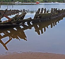 Remains of the Way - Sunk at Strahan by TonyCrehan
