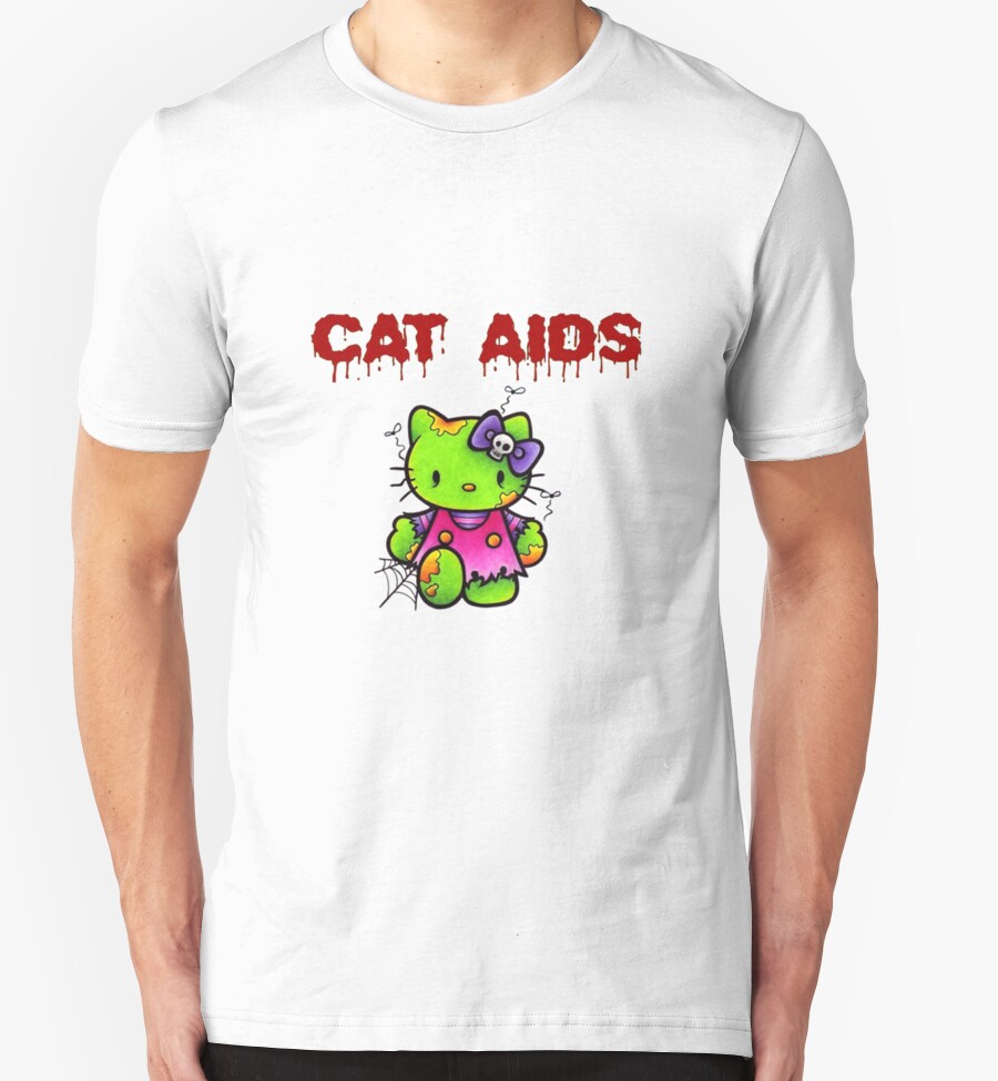  quot Cat Aids Zombie Kitty quot T Shirts amp Hoodies by lysdexia Redbubble