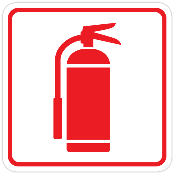 Red Fire Extinguisher Sign Meaning