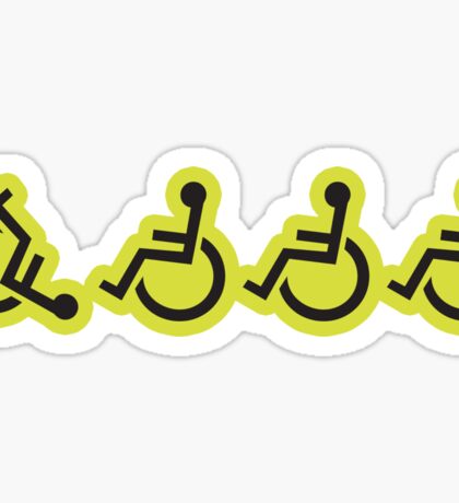 Wheelchair: Stickers | Redbubble