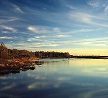 Sunset #2. Lake Gentry by chris kusik