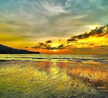 Sunset In Karon Beach by Giovanni Costa