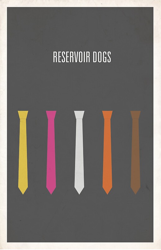 &quot;Reservoir Dogs minimalist poster&quot; Posters by Hunter Langston | Redbubble